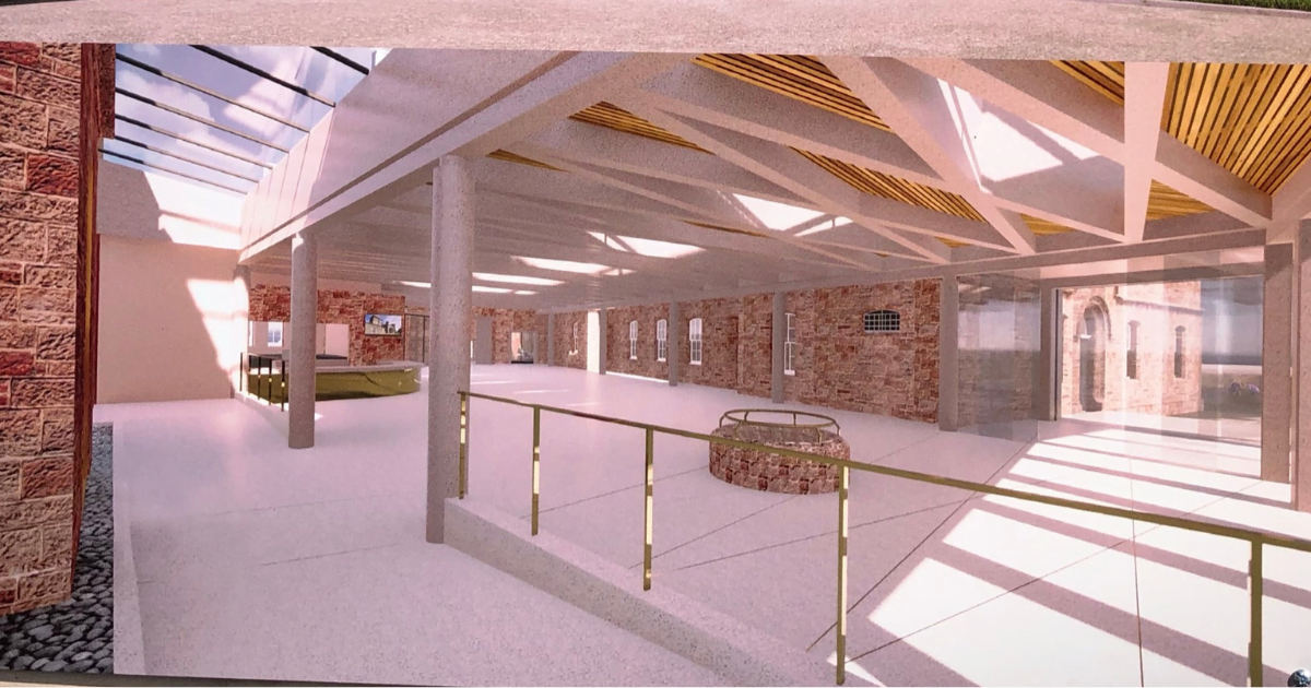 Internal plan for Inverness Castle