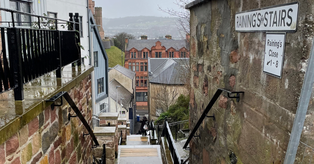 Top of the Raining's Stairs Inverness