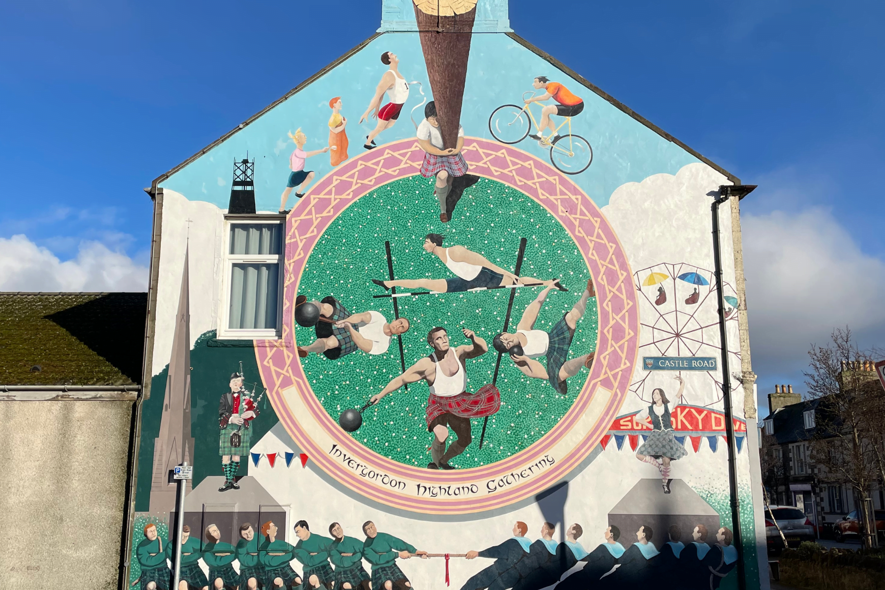 Invergordon Highland Games Mural