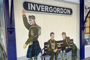 Invergordon Train Station Mural