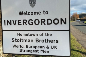 Invergordon Welcome sign