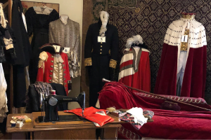 Military robes at Dunrobin castle