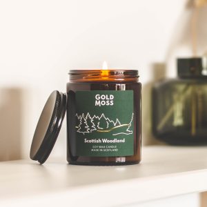 Scottish woodland Soy Wax candle made in scotland