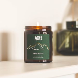 GOLD-MOSS-Wild Munro soy candle made in scotland