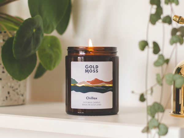 Gold Moss Chillax Soya Candle