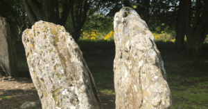 Top of the split stones at clava