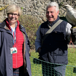 Caths Inverness Tours Cath and Andy Falcon Dunrobin